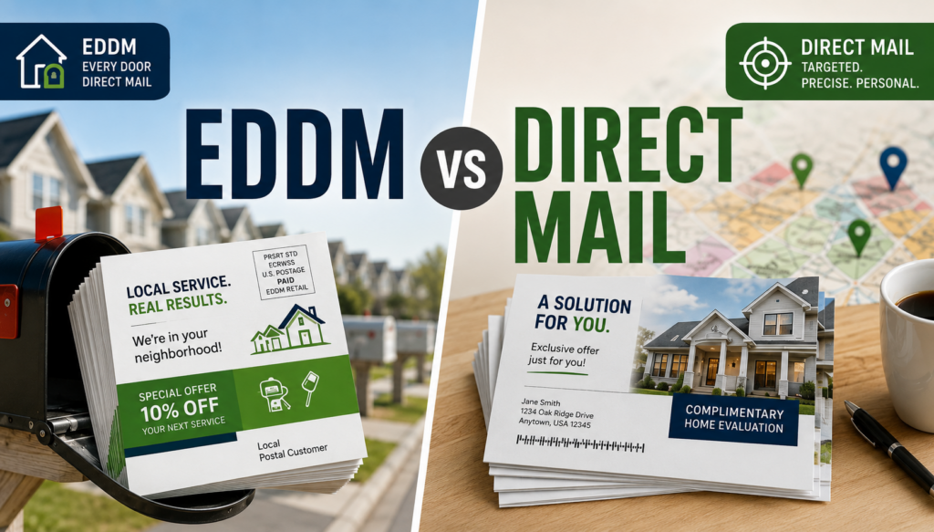 EDDM vs. Direct Mail printing